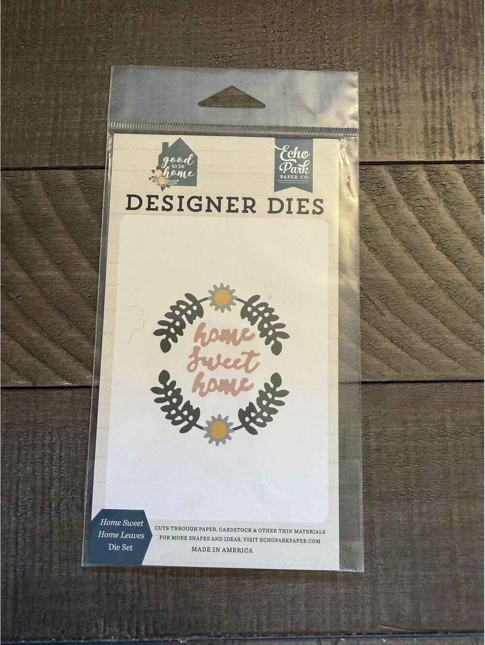 Echo Park Paper Designer Dies Home Sweet Home Leaves Die Set